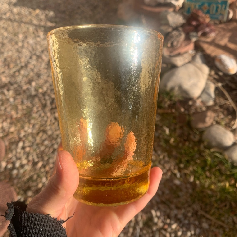 Fire and Light Recycled Glass Tumbler